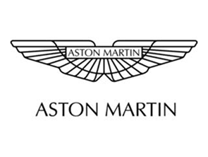 Aston Martin black and white winged logo