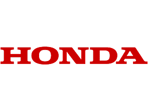 Red Honda logo on white background